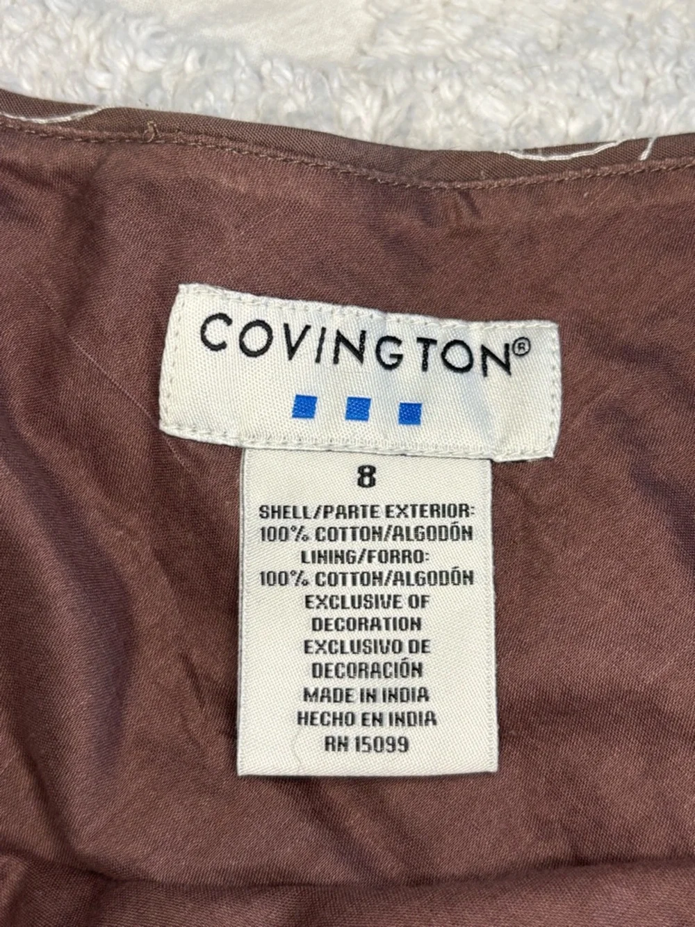 Covington Embroidered Floral A-Line Skirt - Picture 2 of 13